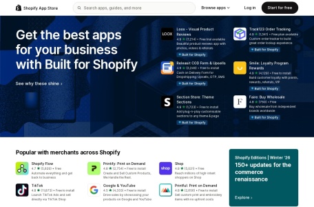 Shopify应用商店